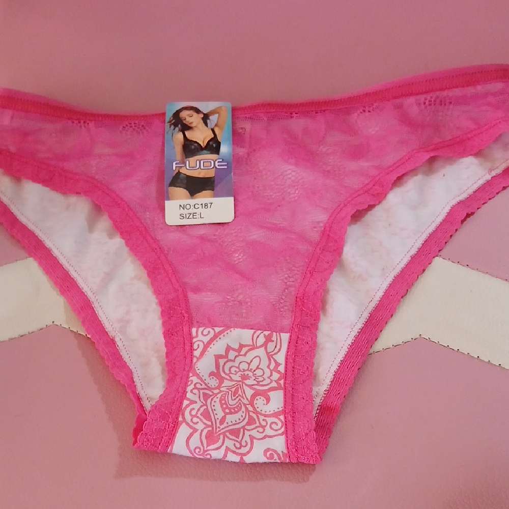 Pink Lace Women's Panties